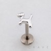 PUPPY DOG STUD THREADLESS (PUSH IN) 316L SURGICAL STEEL LABRET SET